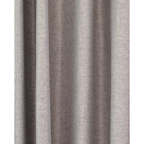 Έτοιμη Ραμμένη Ζακάρ Κουρτίνα Sibul σε 6 Αποχρώσεις 140x260cm Στενό Φύλλο Γκρι