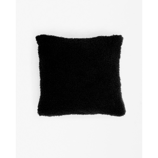 Γούνινη Διακοσμητική Μαξιλαροθήκη Valia Kalda 3 Αποχρώσεις 40x40cm 50x50cm Μαύρο
