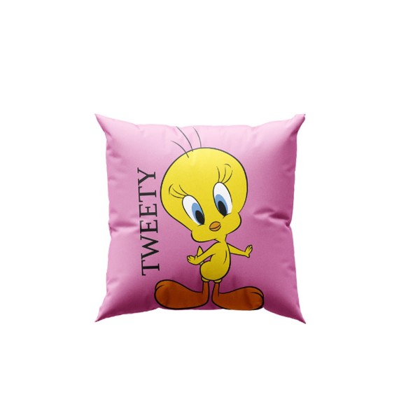 Παιδικό Διακοσμητικό Μαξιλάρι Tweety Des.2 Warner Bros 40x40cm 40x40cm