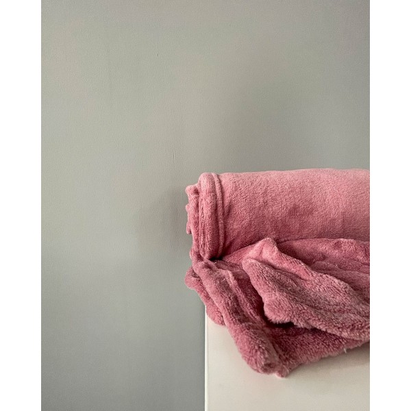 Βελουτέ Κουβέρτα Fleece Μετρίου Πάχους Arctic Καναπέ (127x152cm) Σάπιο Μήλο
