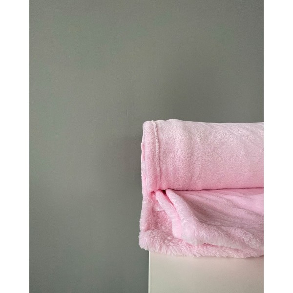 Βελουτέ Κουβέρτα Fleece Μετρίου Πάχους Arctic Μονή (150x200cm) Ροζ