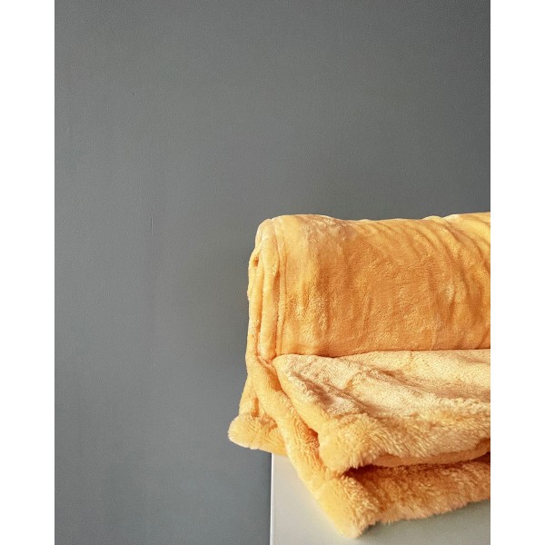 Βελουτέ Κουβέρτα Fleece Μετρίου Πάχους Arctic Υπέρδιπλη (220x240cm) Κροκί