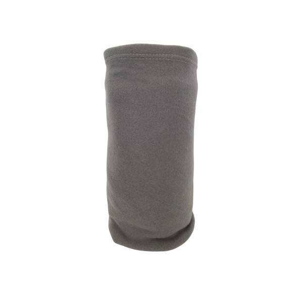 Κουβέρτα Polar Fleece Λευκό Κοπτοράπτη Eazy Υπέρδιπλη (200x220cm) Γκρι Σκούρο