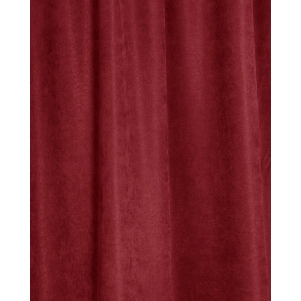 Μονόχρωμο Βελούδινο Ύφασμα Velvet Suede Φ300cm σε 4 Αποχρώσεις Κόκκινο