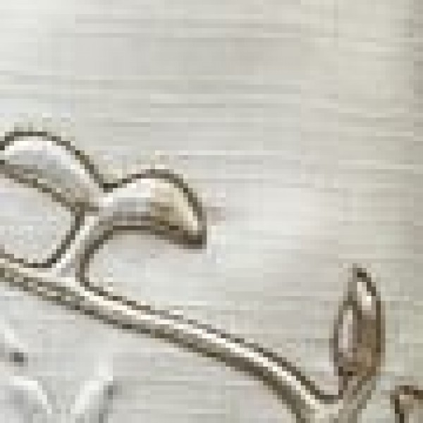 Πετσέτα Φαγητού Κέντημα Λουλούδι Zuriel 44x44cm 44x44cm Εκρού