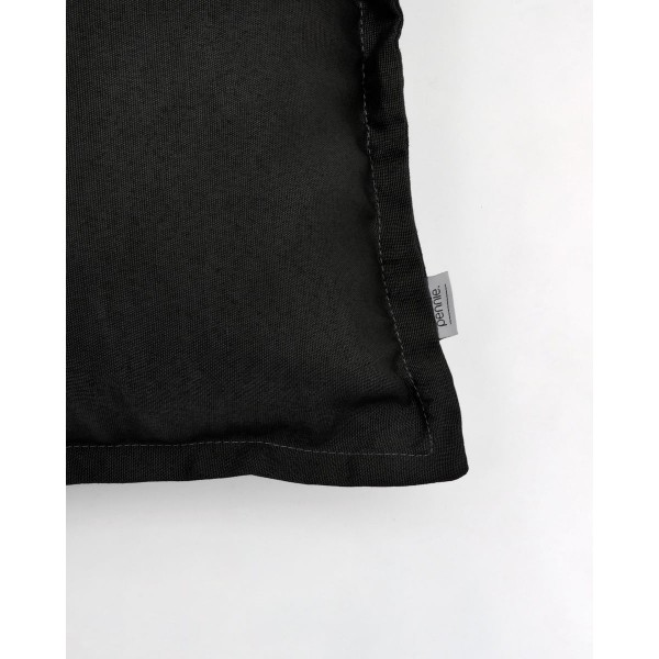 Διακοσμητική Oxford Μαξιλαροθήκη Elsa Panama σε 6 Αποχρώσεις 40x40cm  1.5cm Μαύρο