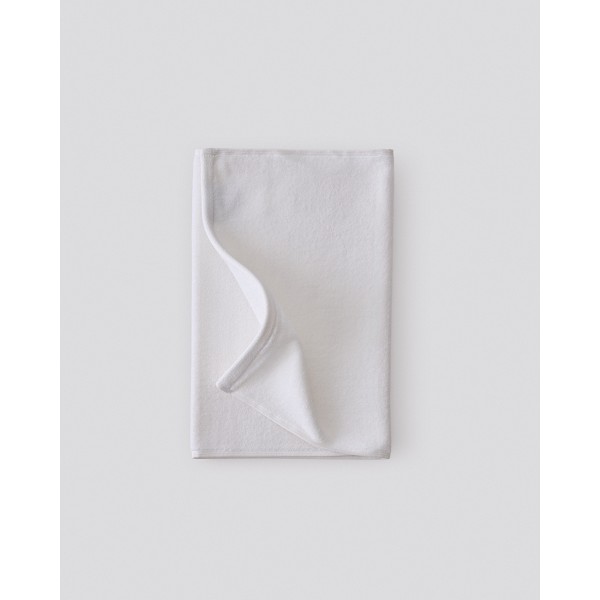 Βαμβακερή Βελουτέ Πετσέτα Προσώπου Sair 40x70cm 40x70cm Άσπρο