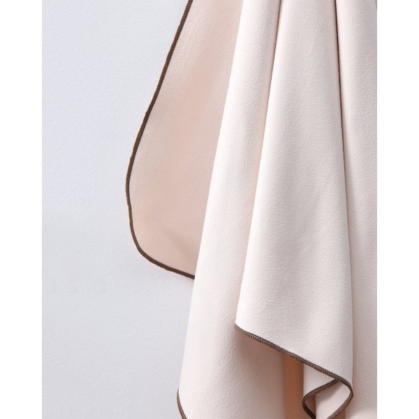 Πετσέτα μπάνιου Survivor με χρωματιστό φεστόνι Λουτρού | 80x150cm Εκρού