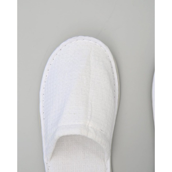 Πικέ Κλειστές Παντόφλες Slipper  One Size Άσπρο