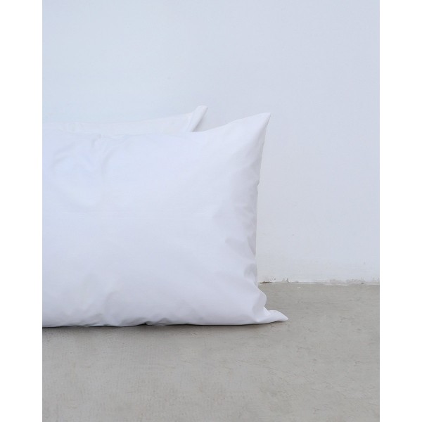 Ξενοδοχειακή Απλή Μαξιλαροθήκη Oscar 50x70cm Άσπρο