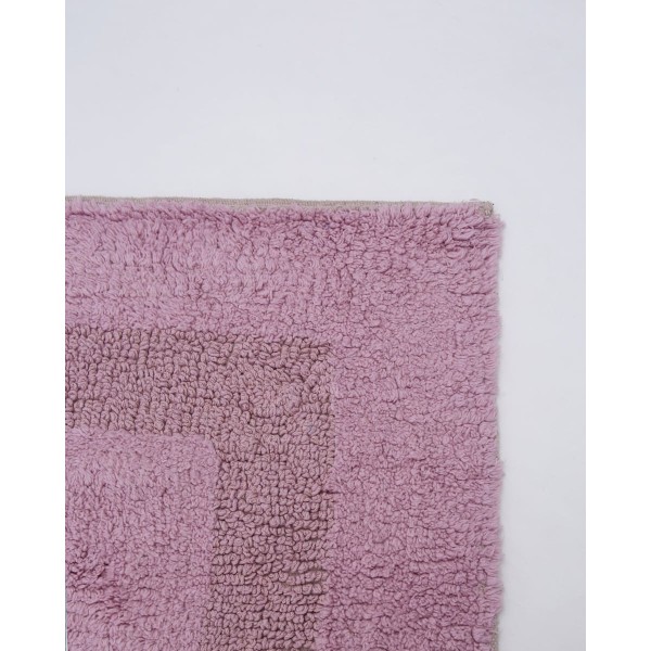 Βαμβακερό Πατάκι Μπάνιου Montrevil σε 15 Αποχρώσεις 52x75cm Λιλά