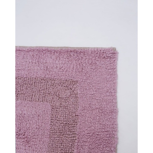 Βαμβακερό Πατάκι Μπάνιου Montrevil σε 15 Αποχρώσεις 60x90cm Λιλά