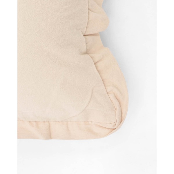 Διακοσμητική Μαξιλαροθήκη Stonewashed Luxury σε 7 Αποχρώσεις 40x40cm Άμμου