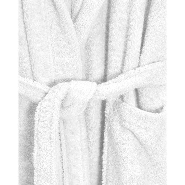 Βαμβακερό Παιδικό Μπουρνούζι με Κουκούλα Ursa Minor σε 5 Αποχρώσεις 8-10 ετών Άσπρο