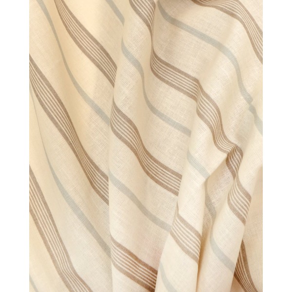 Βαμβακερό Ριγέ Ζεύγος Μαξιλαροθήκες Japonica σε 2 Αποχρώσεις 50x70cm 50x70cm Μπεζ