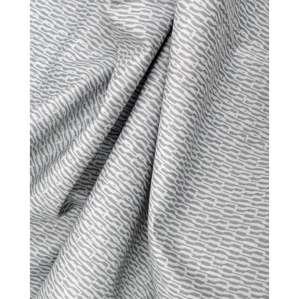 Βαμβακερό Εμπριμέ Ζεύγος Μαξιλαροθήκες Rubra σε 2 Αποχρώσεις 50x70cm 50x70cm Γκρι Σκούρο