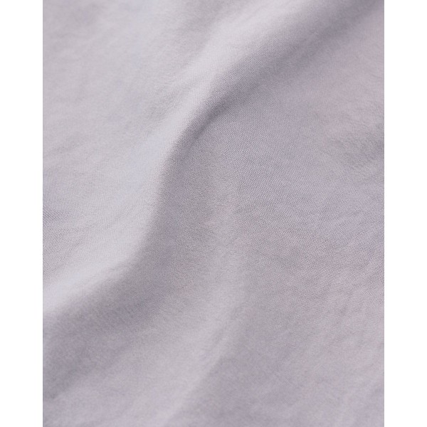 Microsilk Μονόχρωμο Πετροπλυμμένο Σεντόνι με Λάστιχο Lotus σε 3 Αποχρώσεις Super Υπέρδιπλη (180x200+37cm) Ανθρακί