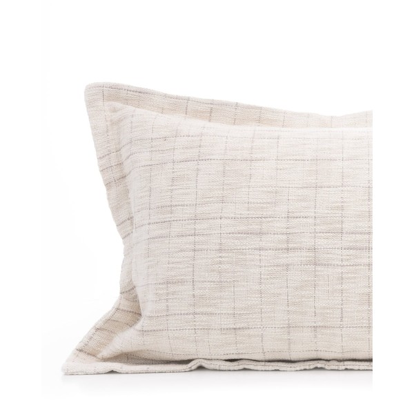 Βαμβακερή Μονόχρωμη Oxford Μαξιλαροθήκη Abelin 50x70+3cm σε 2 Αποχρώσεις 50x70 3cm Εκρού