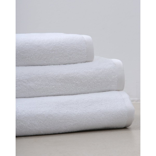 Πετσέτα Atlas Μπάνιου | 65x135cm Άσπρο