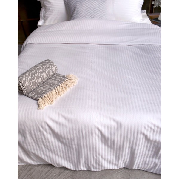 Λευκό Ξενοδοχειακό Πανωσέντονο Studio Υπέρδιπλη (220x252cm) Άσπρο