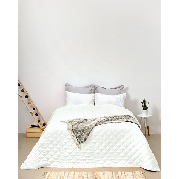 Microsilk Καπιτονέ Λευκό Super Υπέρδιπλο Κουβερλί Oscar 240x260cm Super Υπέρδιπλη | 240x260cm Άσπρο