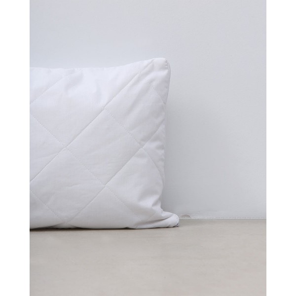  Βρεφική Καπιτονέ Μαξιλαροθήκη Προστασίας Nefeli 35x45cm Άσπρο