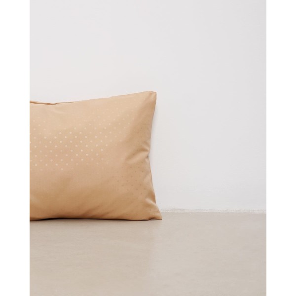 Βρεφική Μαξιλαροθήκη Μικρό Πουά Charleston 35x50cm Σοκολά