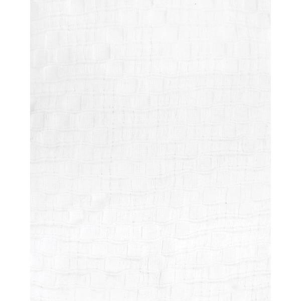 Βαμβακερή Πετροπλυμένη Πικέ Κουβέρτα με Σχέδιο Aztec Tourmali σε 4 Αποχρώσεις 3 Διαστάσεις California King (270X270cm) Άσπρο