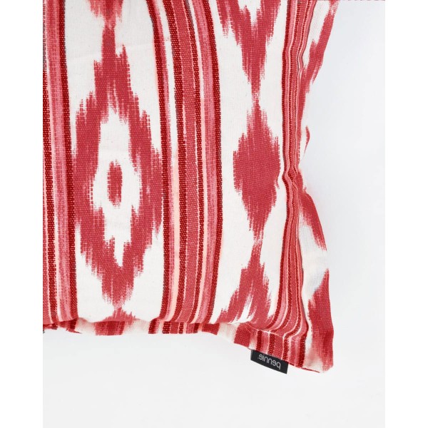 Λονέτα Oxford Μαξιλαροθήκη Καναπέ Δαπέδου Boho Island 40x40cm Κόκκινο