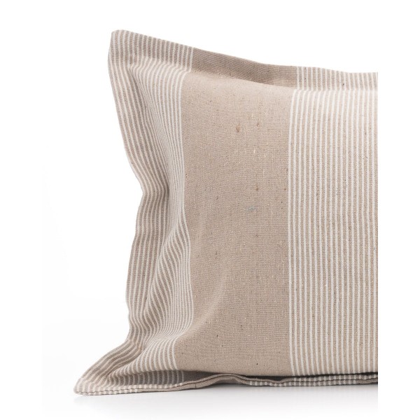 Βαμβακερή Oxford Μαξιλαροθήκη Achilles 50x70+3cm 50x70 3cm Σοκολά