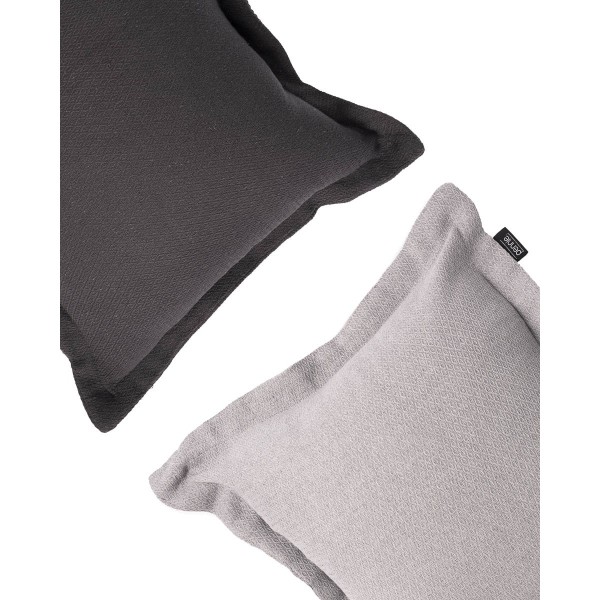 Βαμβακερή Oxford Μαξιλαροθήκη Καναπέ Δαπέδου Carl σε 2 Αποχρώσεις 3 Διαστάσεις 45x45 3cm Γκρι