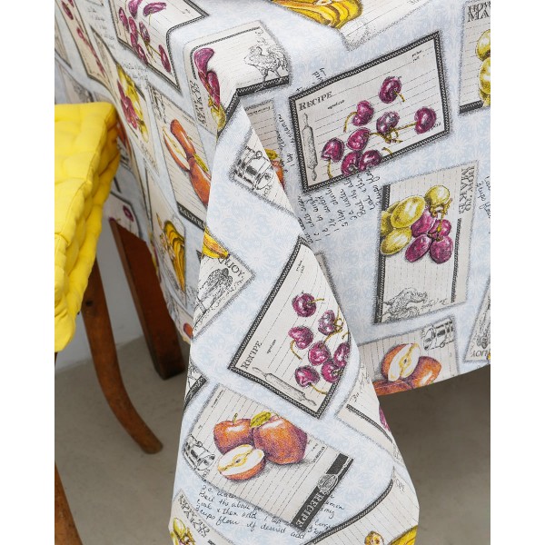 Πετσετάκι με Σχέδιο Φρούτα Recipe Fruits 40x40cm 2 ατόμων (40x40cm) Multi