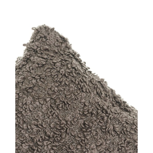 Οικολογική Μπουκλέ Διακοσμητική Μαξιλαροθήκη Tapas σε 2 Αποχρώσεις 45x45cm 45x45cm Ανθρακί