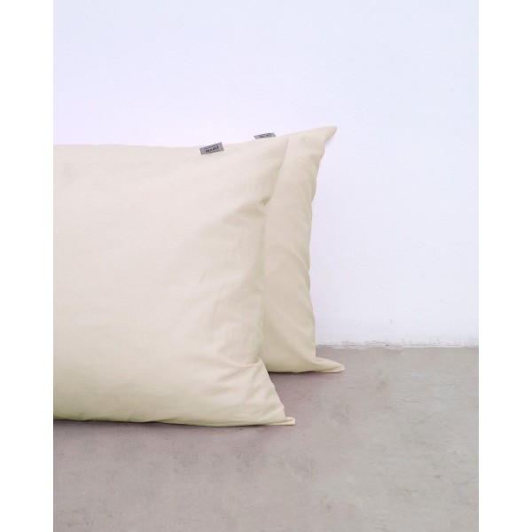 Ζεύγος Βαμβακερές Μαξιλαροθήκες Daker 50x70cm Μπεζ