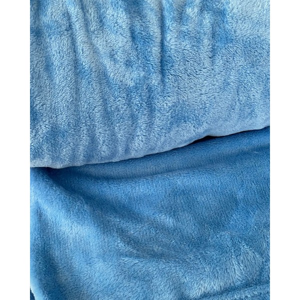 Βελουτέ Κουβέρτα Fleece Μετρίου Πάχους Arctic Υπέρδιπλη (220x240cm) Μπλε