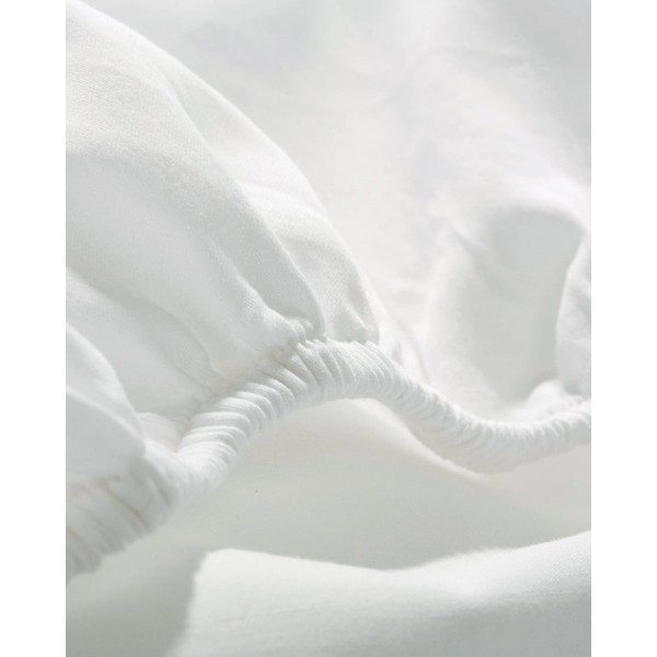 Σεντόνι με λάστιχο Denise Μονή (100x200+35cm) Άσπρο