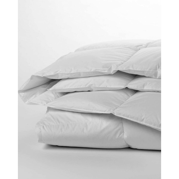 Λευκό Πάπλωμα με Πουπουλένια Αίσθηση Down Alternative Μονή (160x240cm) Άσπρο