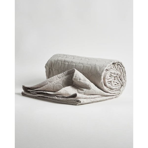 Microsilk Καπιτονέ Μονόχρωμο Κουβερλί Moral Υπέρδιπλη (220x240cm) Σοκολά