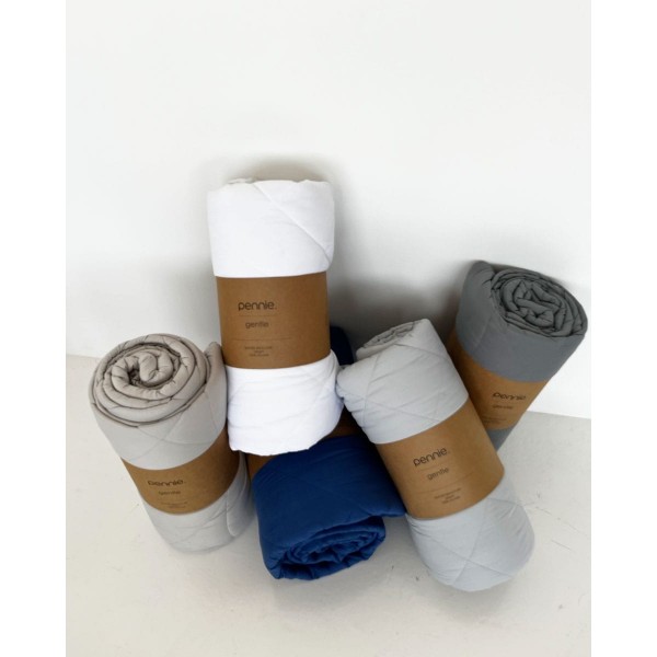 Microsilk Καπιτονέ Μονόχρωμο Κουβερλί Gentle Super Υπέρδιπλη (240x260cm) Σοκολά