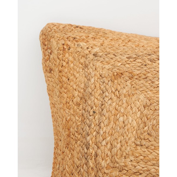 Οικολογική Boho Διακοσμητική Μαξιλαροθήκη Γιούτα Madhu 45x45cm 45x45cm Natural