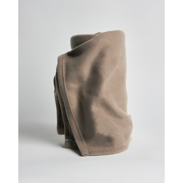 Κουβέρτα Polar Fleece Eazy Μονή | 160x240cm Γκρι - Μπεζ