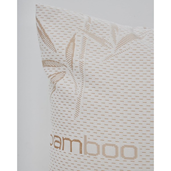 Μέτριο Ανατομικό Μπεζ Μαξιλάρι Bamboo 50x70cm 650g 50x70cm Μπεζ