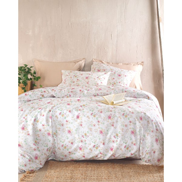 SORIN ΡΟΖ - ΣΕΤ ΚΟΥΒΕΡΛΙ DIVA ΥΠΕΡΔΙΠΛΟ (220Χ240)