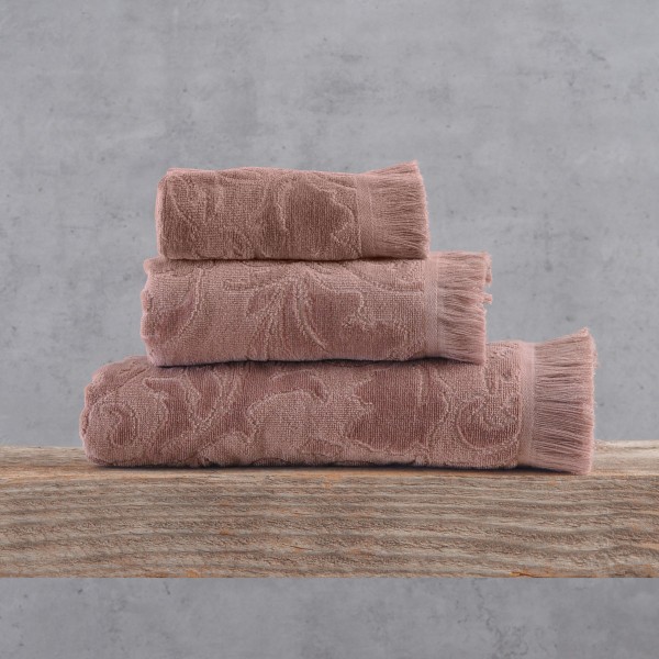 SIENNA new - ΠΕΤΣΕΤΑ 100% ΒΑΜΒΑΚΙ ΖΑΚΑΡ ΒΕΛΟΥΤΕ ΚΡΟΣΣΙ ΜΟΚΑ ΣΕΤ 5 ΤΕΜΑΧΙΩΝ (2 30X50, 2 50X90, 1 70X140) ΣΕ ΣΑΚΟΥΛΑ