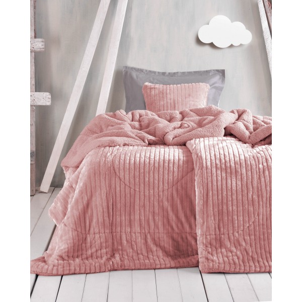 SHABBY ΡΟΖ - ΚΟΥΒΕΡΤΟΠΑΠΛΩΜΑ ΠΑΙΔΙΚΟ