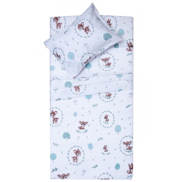 Σετ Σεντόνια Λίκνου 80x100 Μπάμπι