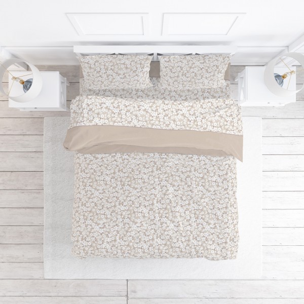 Σετ Σεντόνια Υπέρδιπλα με Λάστιχο 160x200+25 2555 Φανέλλα