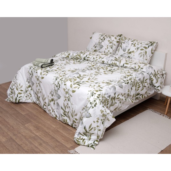 Σετ Σεντόνια King Size 270x260 Όλιβ