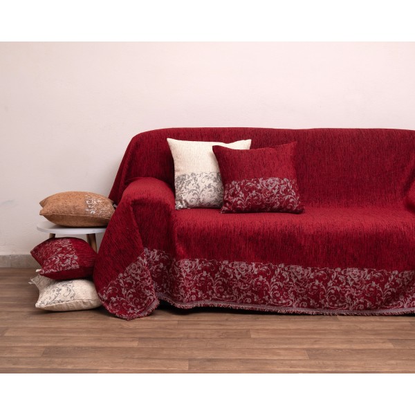 Ριχτάρι Πολυθρόνας 180x150 2216 Μπορντώ