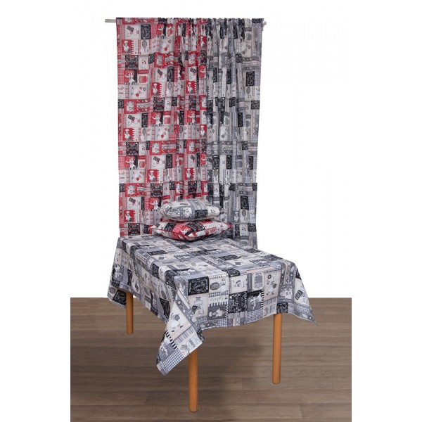 Τραπεζομάντηλο 140x240 Σεφ Γκρι